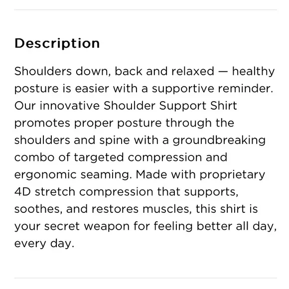 TOMMIE COPPER WHITE WOMEN’S PRO-GRADE SHORT SLEEVE SHOULDER SUPPORT SHIRT SIZE M - Picture 11 of 12